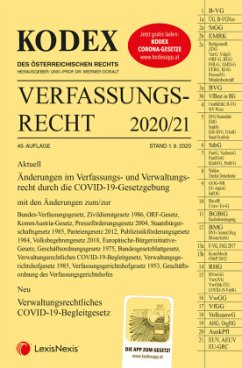 Cover KODEX Verfassungsrecht 2020/21