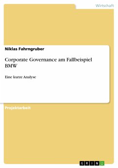 Corporate Governance am Fallbeispiel BMW (eBook, PDF) - Fahrngruber, Niklas