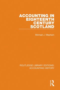Cover Accounting in Eighteenth Century Scotland (eBook, PDF)
