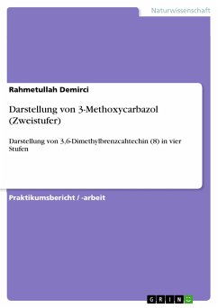 Darstellung von 3-Methoxycarbazol (Zweistufer) (eBook, PDF)