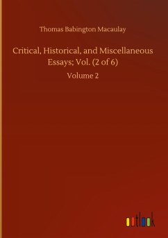 Cover Critical, Historical, and Miscellaneous Essays; Vol. (2 of 6)