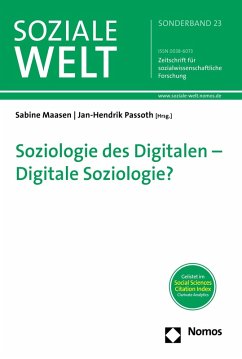 Soziologie des Digitalen - Digitale Soziologie? (eBook, PDF)