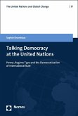 Talking Democracy at the United Nations (eBook, PDF)