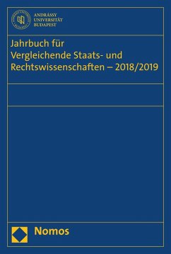Jahrbuch für Vergleichende Staats- und Rechtswissenschaften - 2018/2019 (eBook, PDF)