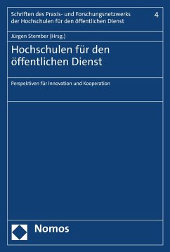 Hochschulen für den öffentlichen Dienst (eBook, PDF)