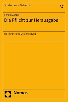 Cover Die Pflicht zur Herausgabe (eBook, PDF)