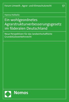 Cover Ein wohlgeordnetes Agrarstrukturverbesserungsgesetz im föderalen Deutschland (eBook, PDF)