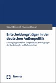 Entscheidungsträger in der deutschen Außenpolitik (eBook, PDF)