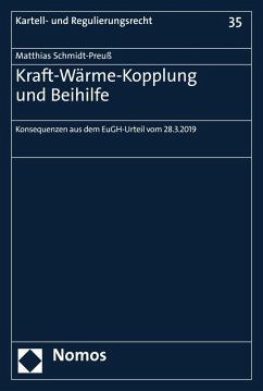 Kraft-Wärme-Kopplung und Beihilfe (eBook, PDF) - Schmidt-Preuß, Matthias