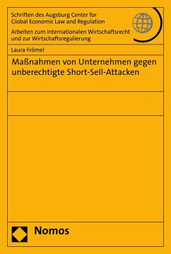 Maßnahmen von Unternehmen gegen unberechtigte Short-Sell-Attacken (eBook, PDF) - Frömel, Laura