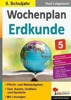 Wochenplan Erdkunde / Klasse 5 - Lütgeharm, Rudi