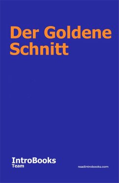 Cover Der Goldene Schnitt (eBook, ePUB)