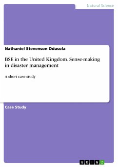 BSE in the United Kingdom. Sense-making in disaster management (eBook, PDF) - Odusola, Nathaniel Stevenson
