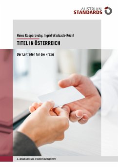 Titel in Österreich (eBook, PDF) - Kasparovsky, Heinz; Wadsack-Köchl, Ingrid