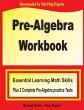 Pre-Algebra Workbook - Bild 1