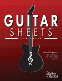 Guitar Sheets TAB Paper