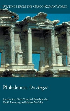 Philodemus, On Anger - Armstrong, David; McOsker, Michael