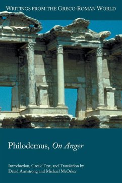 Philodemus, On Anger - Armstrong, David; McOsker, Michael