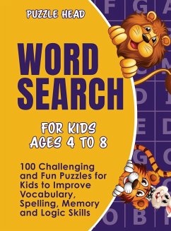 Word Search for Kids Ages 4 to 8 - Head, Puzzle