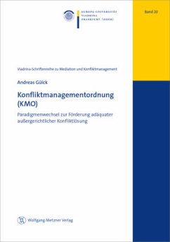 Konfliktmanagementordnung (KMO) - Gülck, Andreas