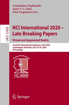 HCI International 2020 ¿ Late Breaking Papers: Virtual and Augmented Reality