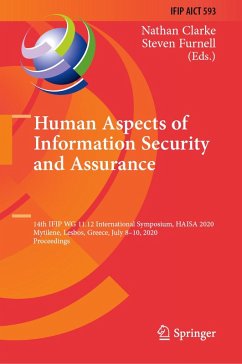 Cover Human Aspects of Information Security and Assurance (eBook, PDF)