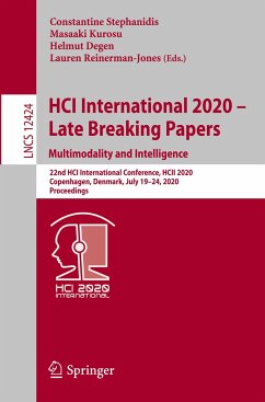 HCI International 2020 - Late Breaking Papers: Multimodality and Intelligence