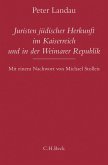 Juristen jüdischer Herkunft im Kaiserreich und in der Weimarer Republik (eBook, PDF)