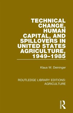 Cover Technical Change, Human Capital, and Spillovers in United States Agriculture, 1949-1985