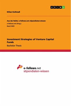 Investment Strategies of Venture Capital Funds - Kollmuß, Kilian