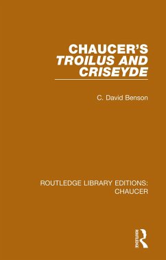 Chaucer's Troilus and Criseyde - Benson, C David