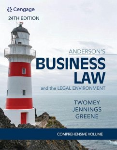 Anderson's Business Law & the Legal Environment - Comprehensive Edition - Jennings, Marianne (Arizona State University); Greene, Stephanie (Boston College); Twomey, David (Boston College)