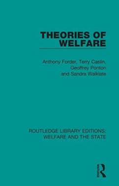 Theories of Welfare - Forder, Anthony; Caslin, Terry; Ponton, Geoffrey
