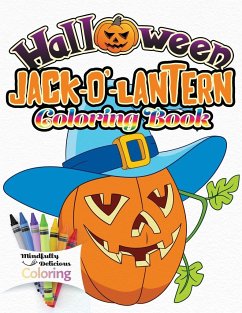 Halloween Jack-o'-lantern Coloring Book - Coloring, Mindfully Delicious