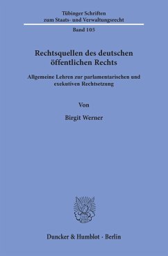Rechtsquellen des deutschen öffentlichen Rechts. - Werner, Birgit
