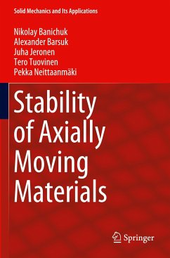Stability of Axially Moving Materials - Banichuk, Nikolay;Barsuk, Alexander;Jeronen, Juha