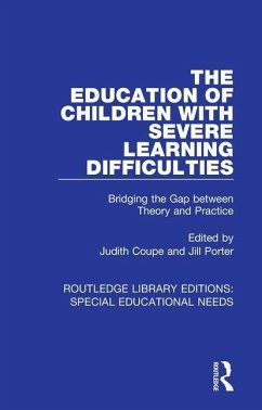 The Education of Children with Severe Learning Difficulties