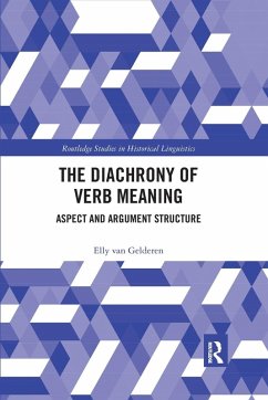 Cover The Diachrony of Verb Meaning