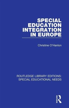 Special Education Integration in Europe - O'Hanlon, Christine