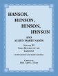 Hanson, Henson, Hinson, Hynson, and... - Bild 1