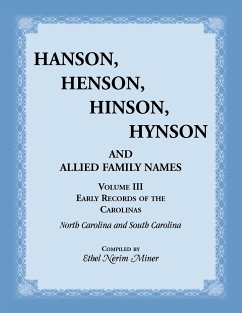 Hanson, Henson, Hinson, Hynson, and Allied Family Names, Volume 3 - Miner, Ethel