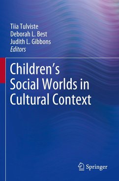 Children¿s Social Worlds in Cultural Context