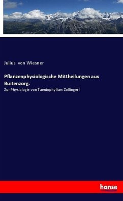 Cover Pflanzenphysiologische Mittheilungen aus Buitenzorg.