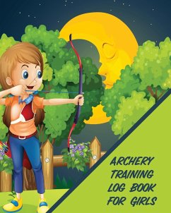 Cover Archery Training Log Book For Girls