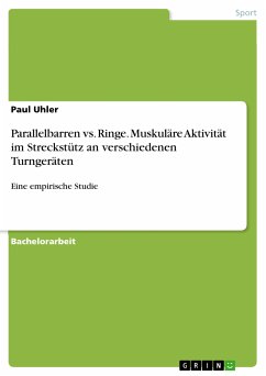 Parallelbarren vs. Ringe. Muskuläre Aktivität im Streckstütz an verschiedenen Turngeräten (eBook, PDF) - Uhler, Paul
