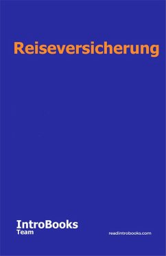 Cover Reiseversicherung (eBook, ePUB)