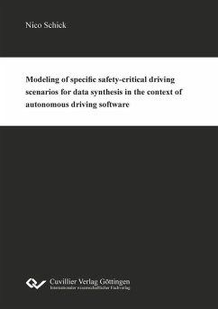 Modeling of specific safety-critical driving scenarios for data synthesis in the context of autonomous driving software (eBook, PDF)