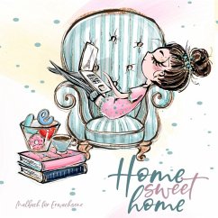 Home Sweet Home - Malbuch für Erwachsene - Grafik, Musterstück