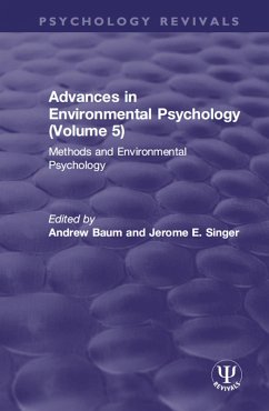 Cover Advances in Environmental Psychology (Volume 5) (eBook, PDF)