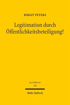 Legitimation durch Öffentlichkeitsbeteiligung? (eBook, PDF) - Peters, Birgit